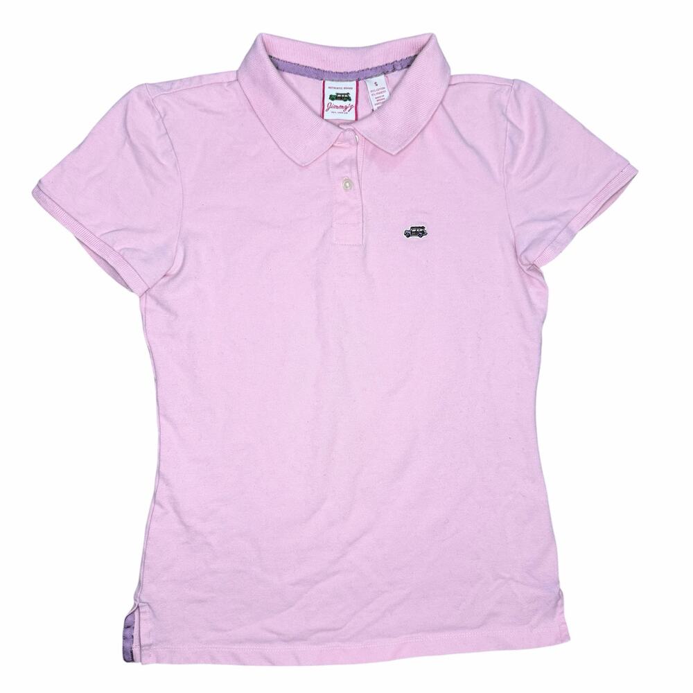 Jimmy'z Boys Vintage Pink Polo Size Small